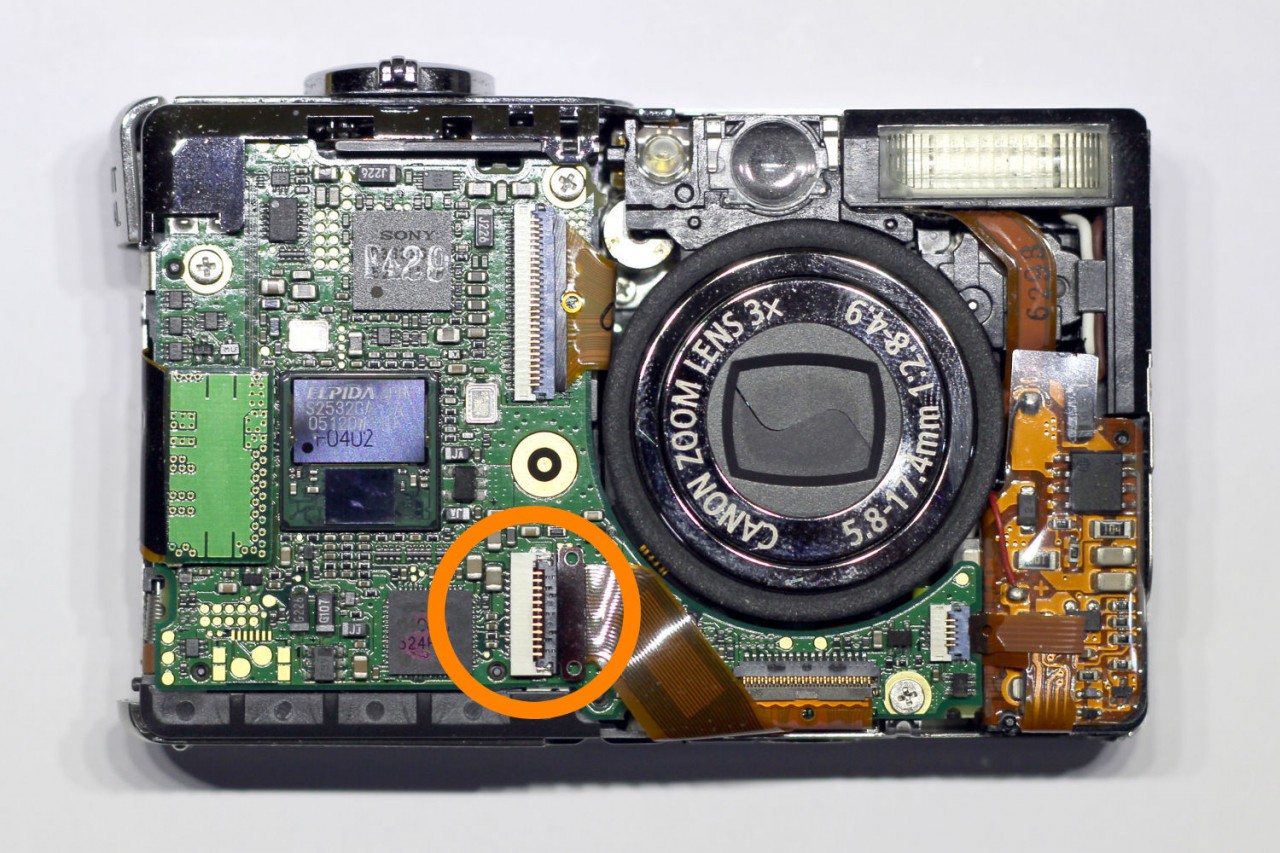 Canon PowerShot SD400 Infrared Cutoff Filter Removal Matthew Petroff