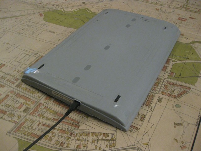 Detail of Scanner on Map