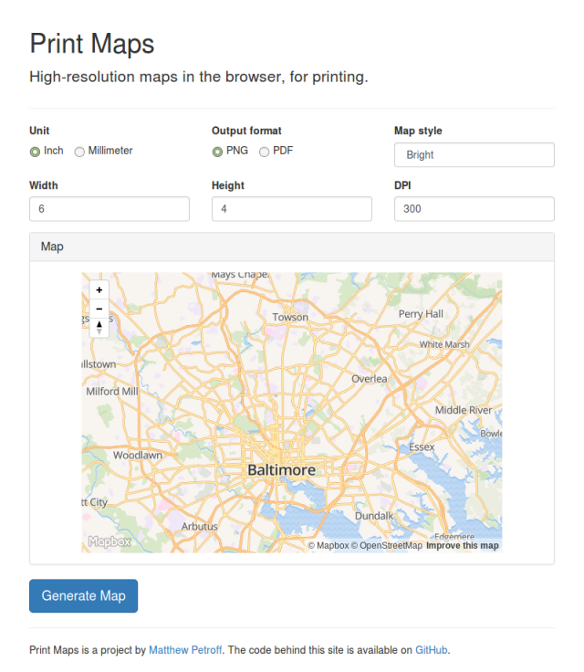 How The Printmaps Map Editor Works