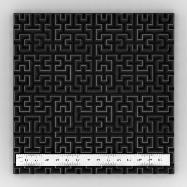 Hilbert Curve Absorber