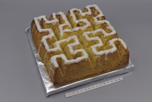 Hilbert curve cake